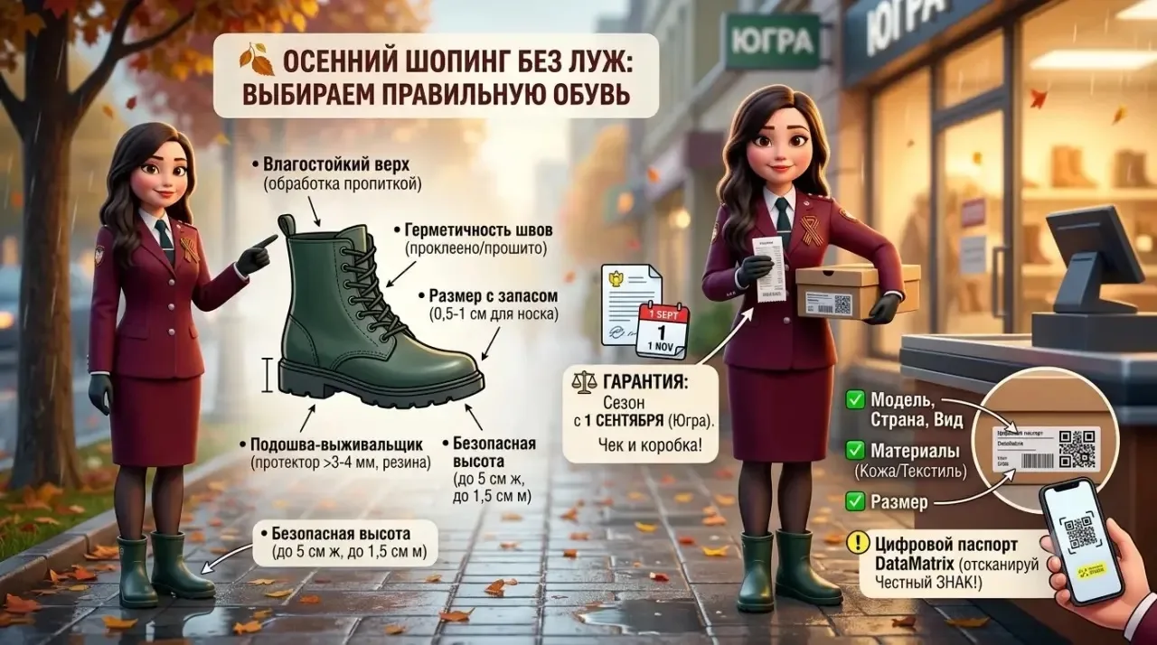 🍂 Осенний шопинг без луж в ботинках: как выбрать обувь, которая не убьет спину и не пр...