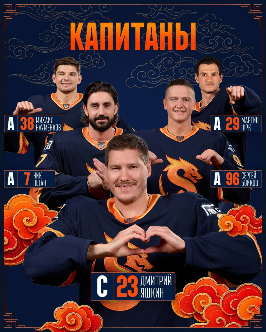 🔥🇨🇿 Дмитрий Яшкин – капитан «Шанхай Дрэгонс» в сезоне-2026/27.