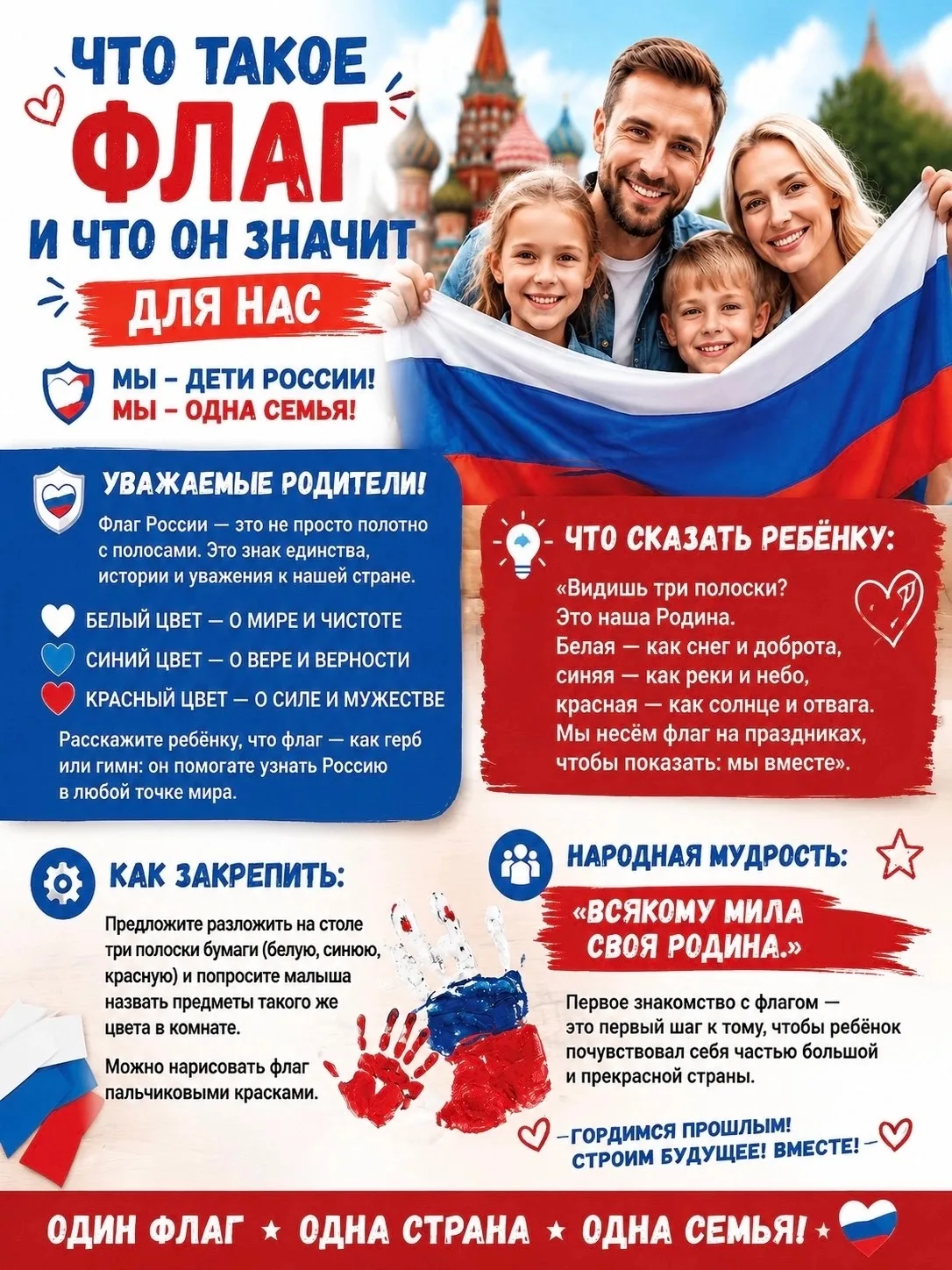 Как объяснить ребенку, что такое любовь к Родине? 🇷🇺