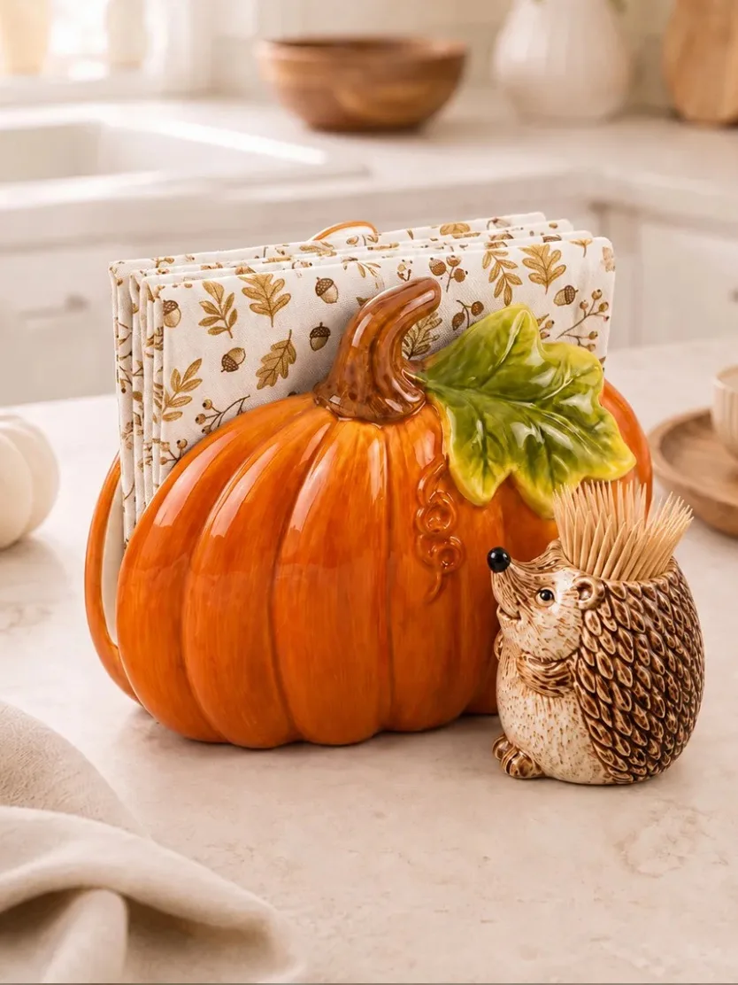 Салфетницы с осенней тематикой 🍁