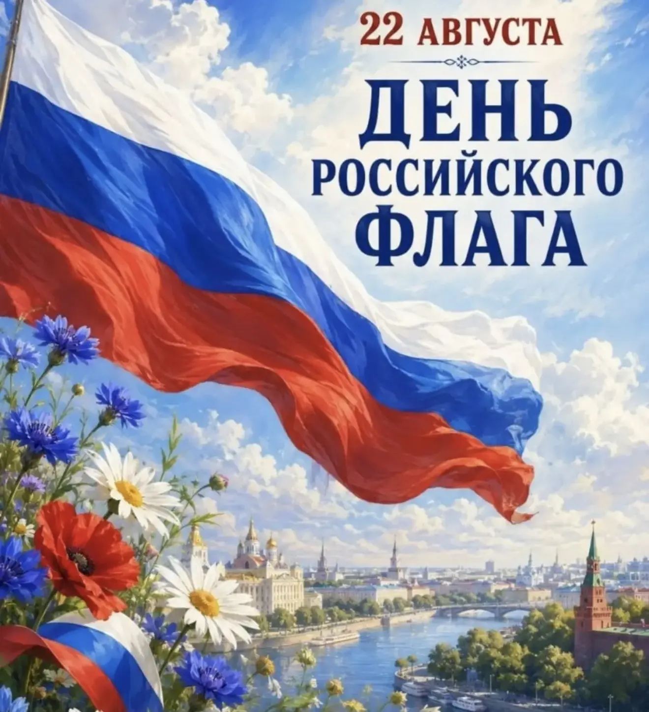 День Государственного флага Российской Федерации!🇷🇺