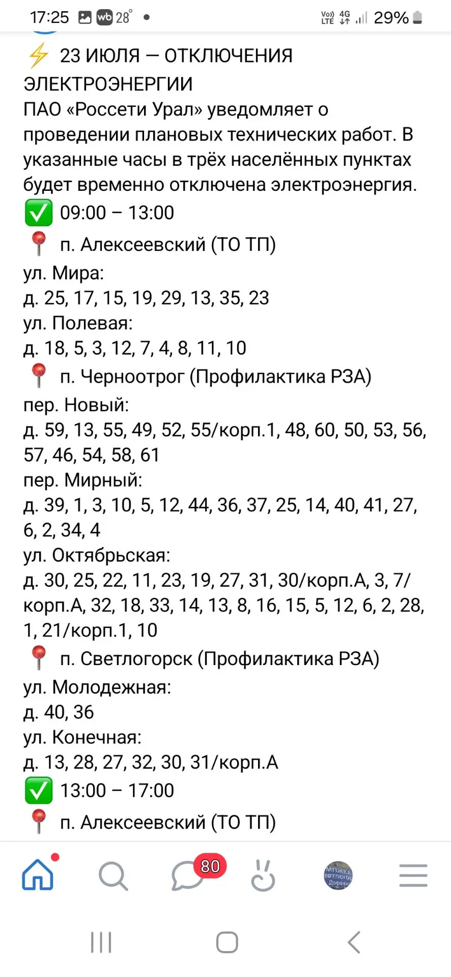 Медиа публикации