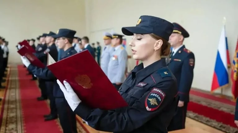 ⚡️В Брянске первокурсники филиала МВД принесли присягу