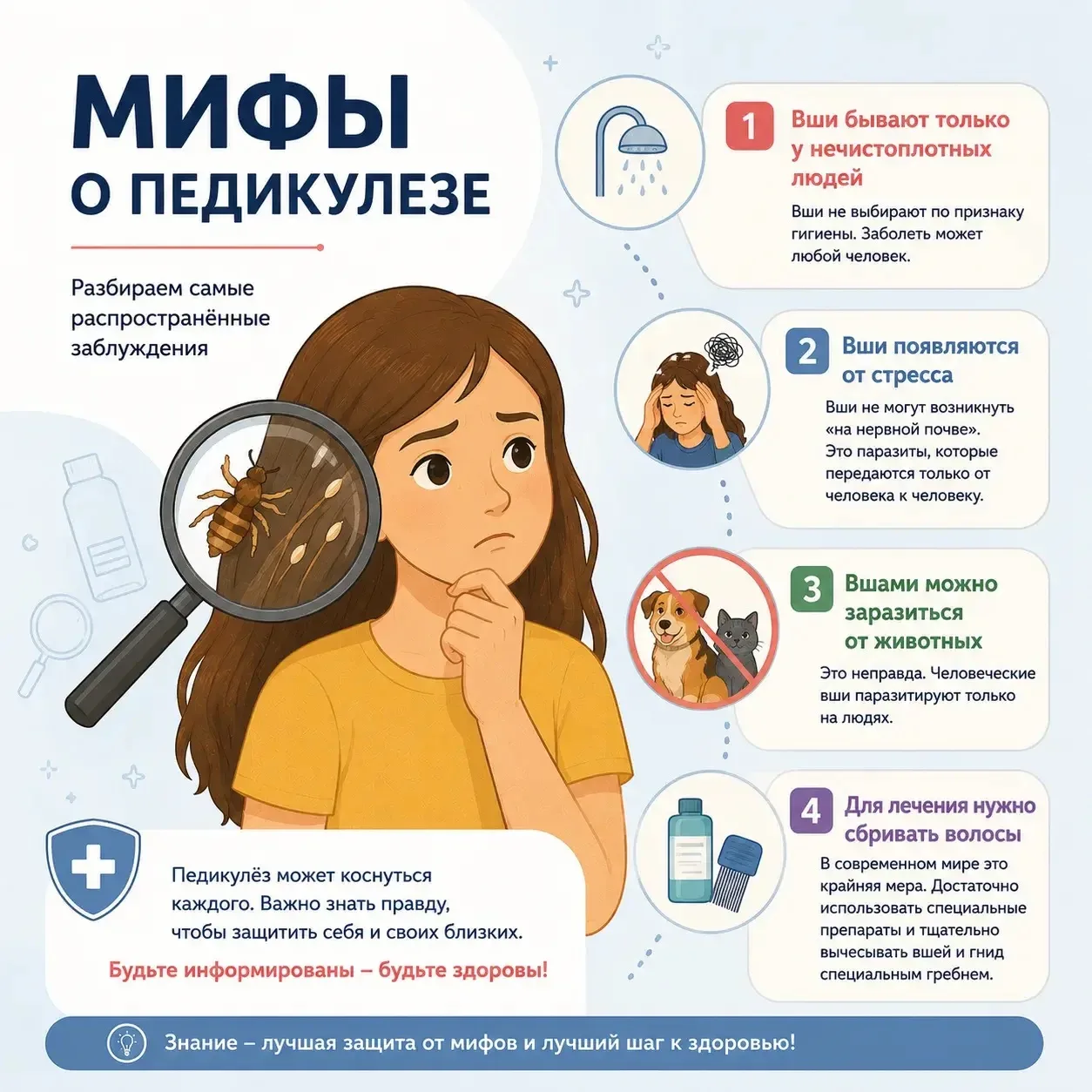 Ежегодно в мире педикулезом заражаются от 6 до 12 миллионов человек. По данным Роспотребнадзора, еже