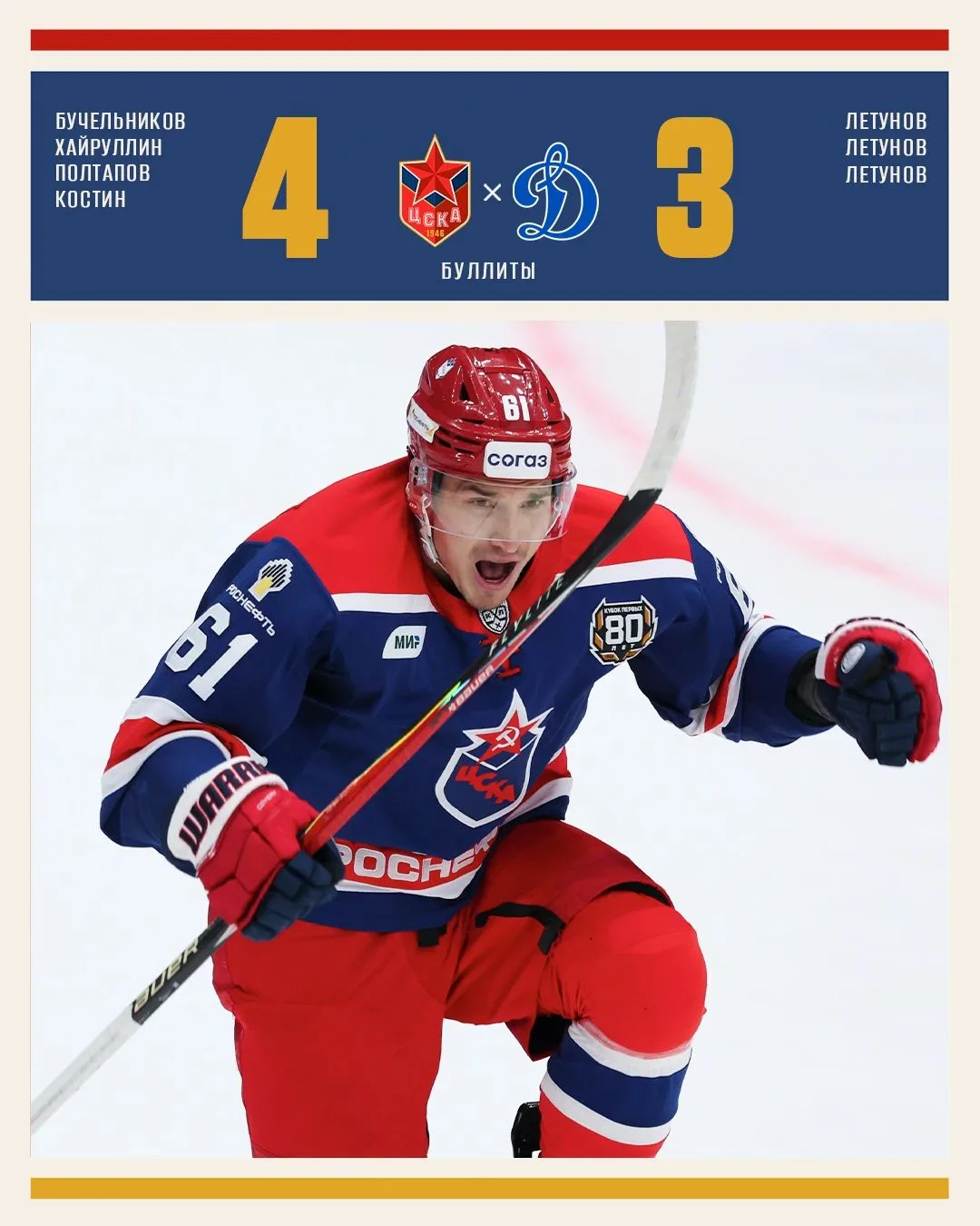 🤯 ЦСКА 4 - 3 Динамо Москва (БУЛ.)