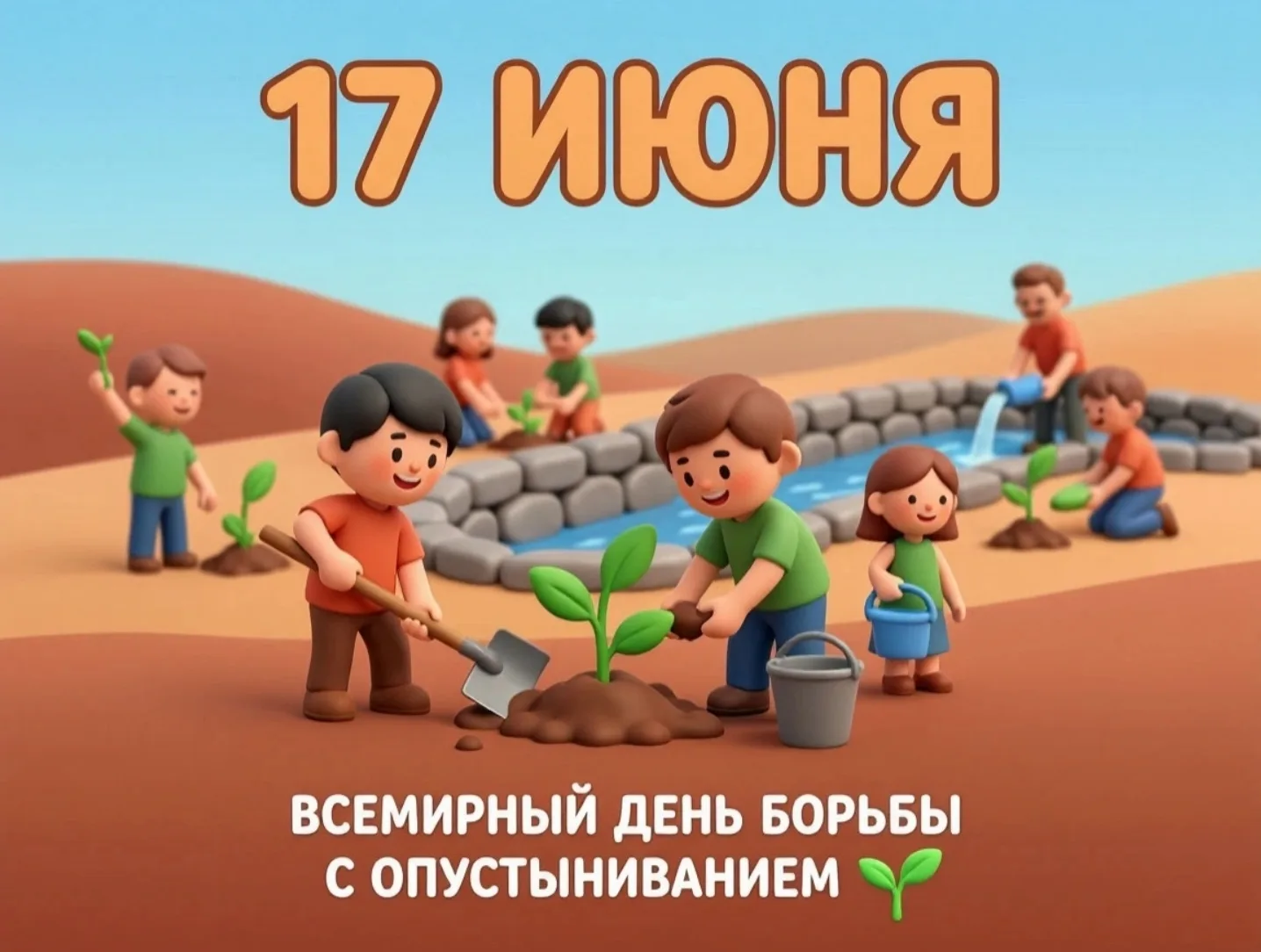 🌾 17 июня — Всемирный день борьбы с засухой! 🌵 
 
Сегодня напоминаем себе и другим о серьёзной про
