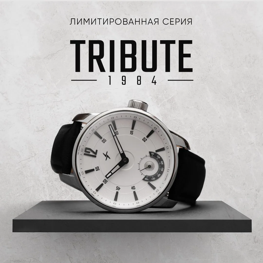 Мужские часы Tribute 1984 TCB 3603S 42 мм — эксклюзивная лимитированная коллекция, созд...