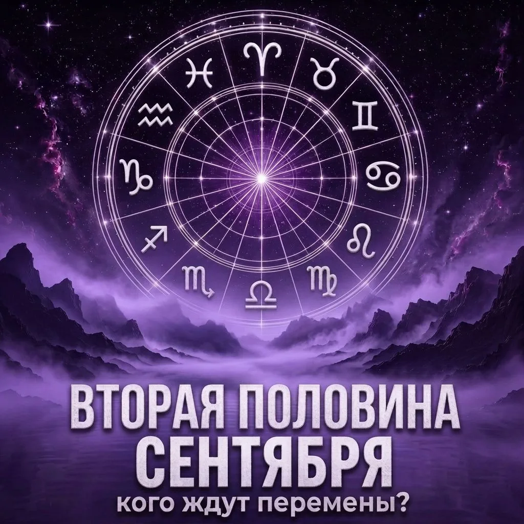 ⚠️ ВТОРАЯ ПОЛОВИНА СЕНТЯБРЯ ИЗМЕНИТ ПЛАНЫ МНОГИХ: КОГО ЖДУТ НЕОЖИДАННЫЕ СОБЫТИЯ?