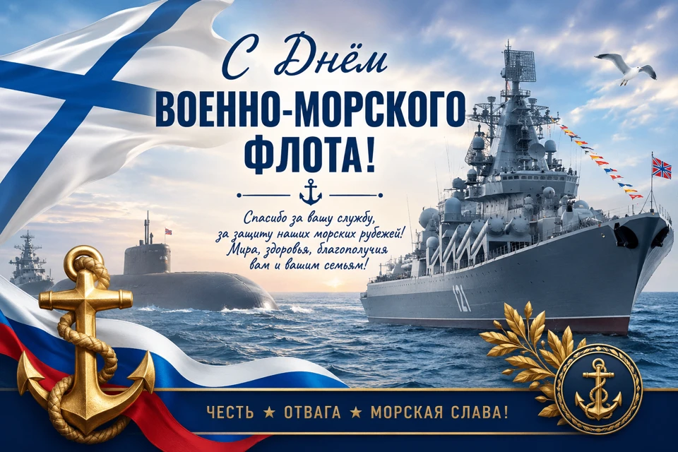 Морская слава России — в людях, которые стоят на страже её рубежей!