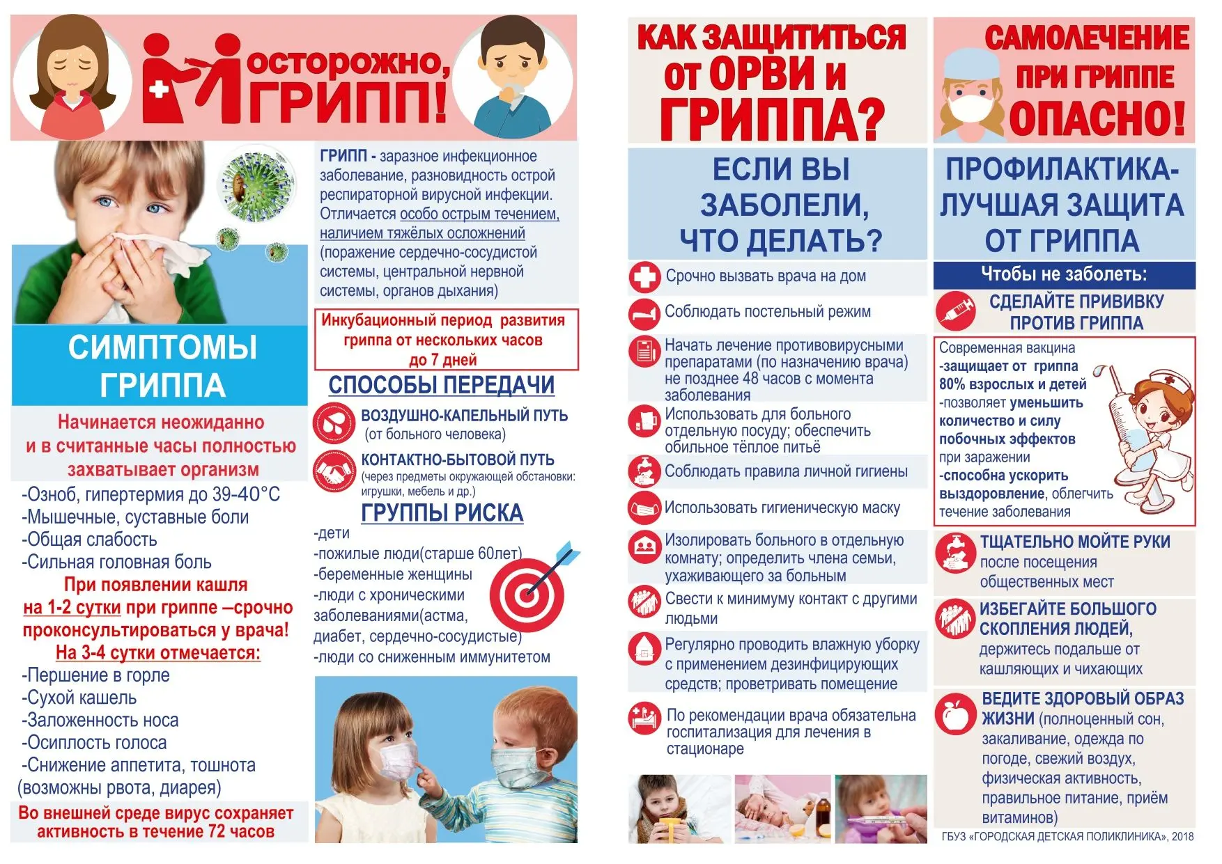 🦠 ОСТОРОЖНО, ГРИПП!