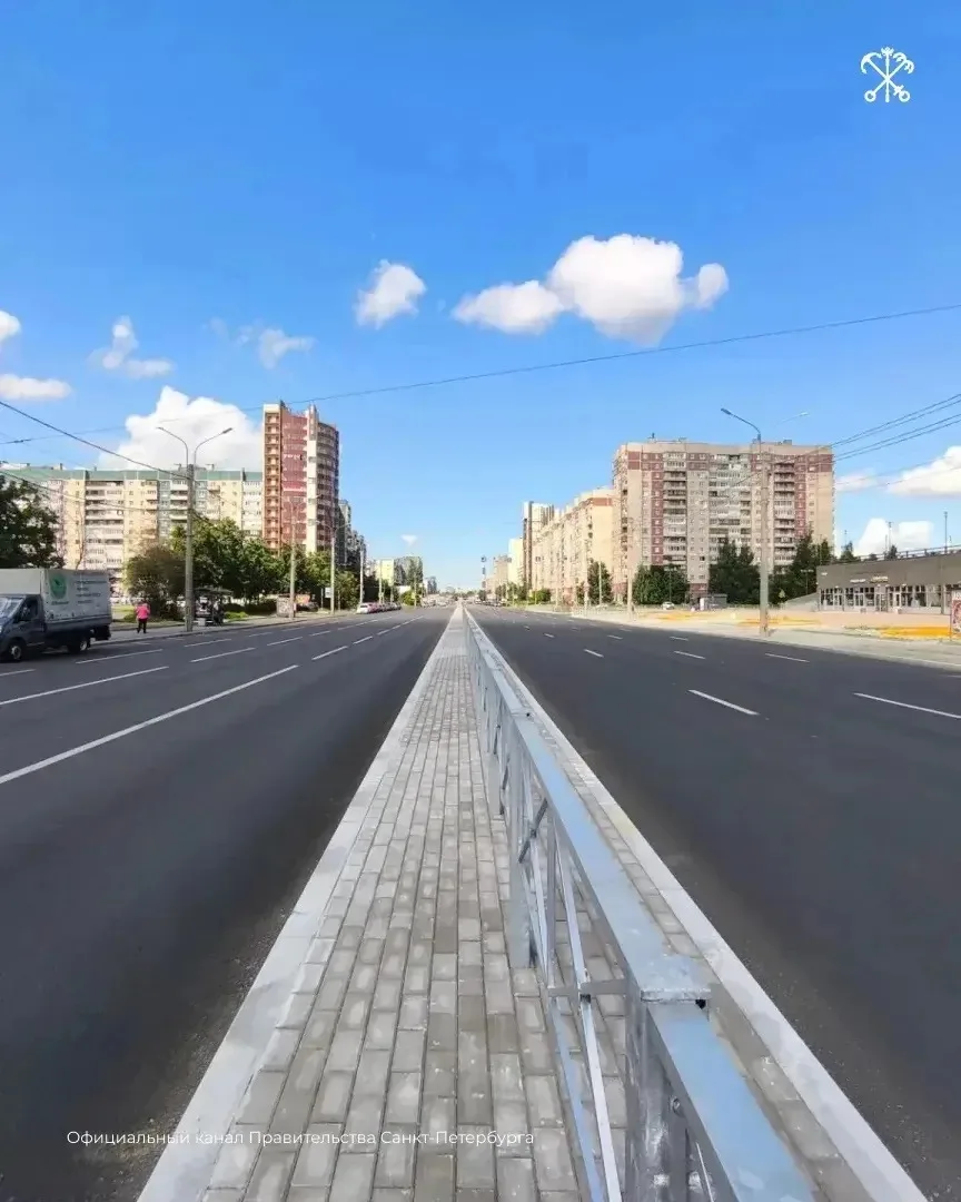 В Невском районе обновили две крупные магистрали