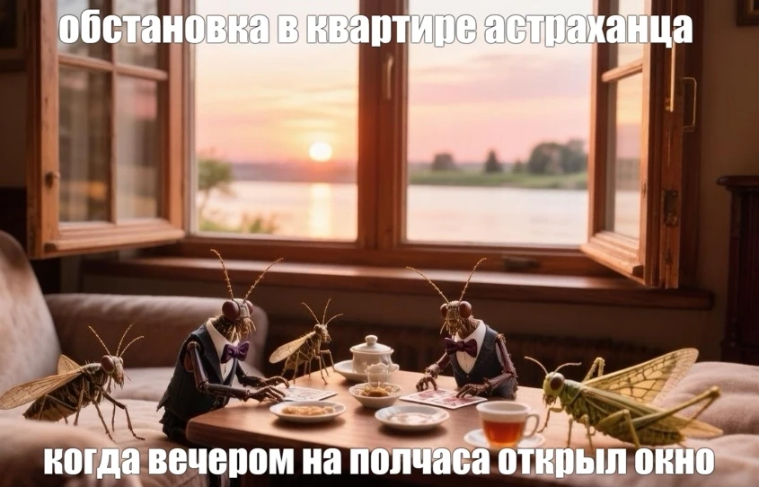 И это еще комаров в этом году не так много 😂