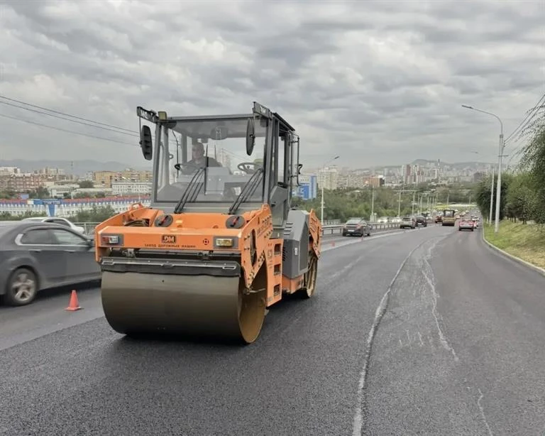 В Красноярске досрочно завершен ремонт улиц Матросова и Киренского