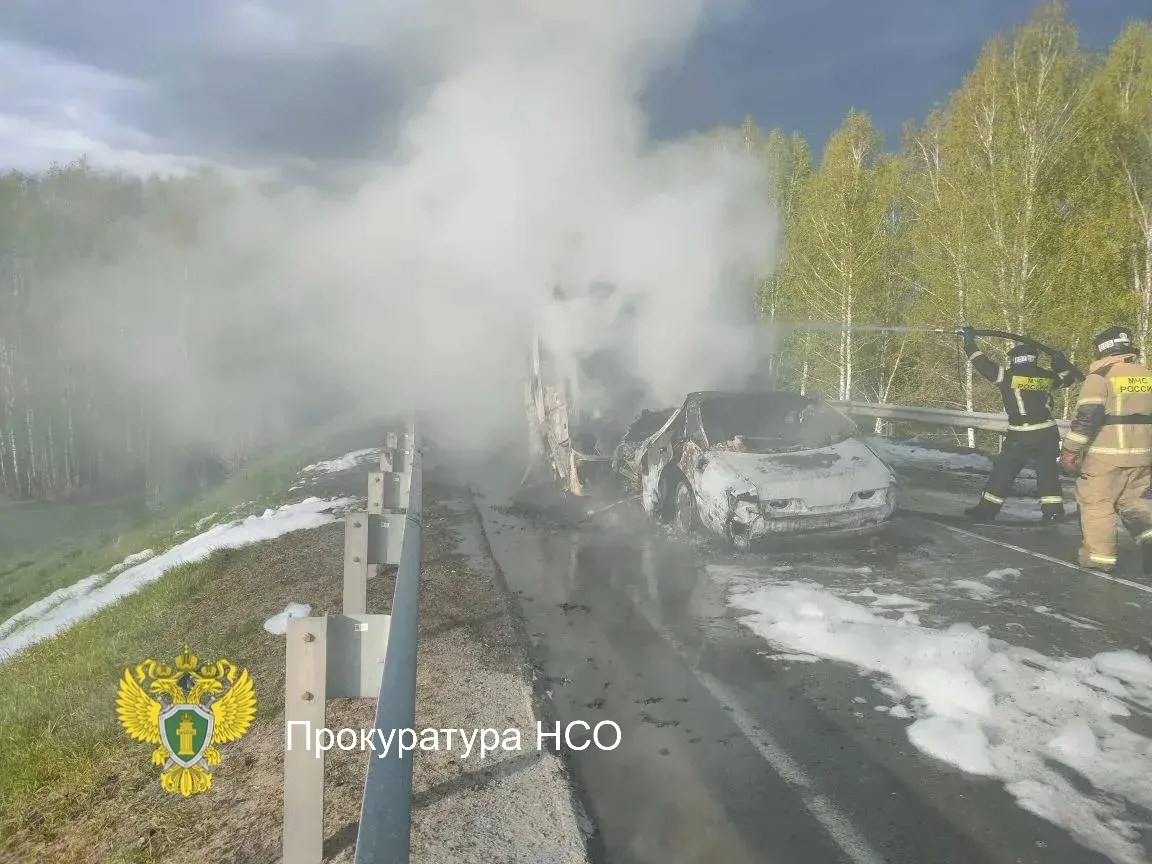 📍Прокуратурой Мошковского района Новосибирской области организована проверка по факту ДТП, произошед
