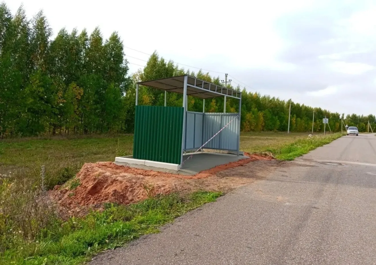 ✅В селе Толбазы по улице Западная  установлена новая контейнерная площадка для сбора тв...