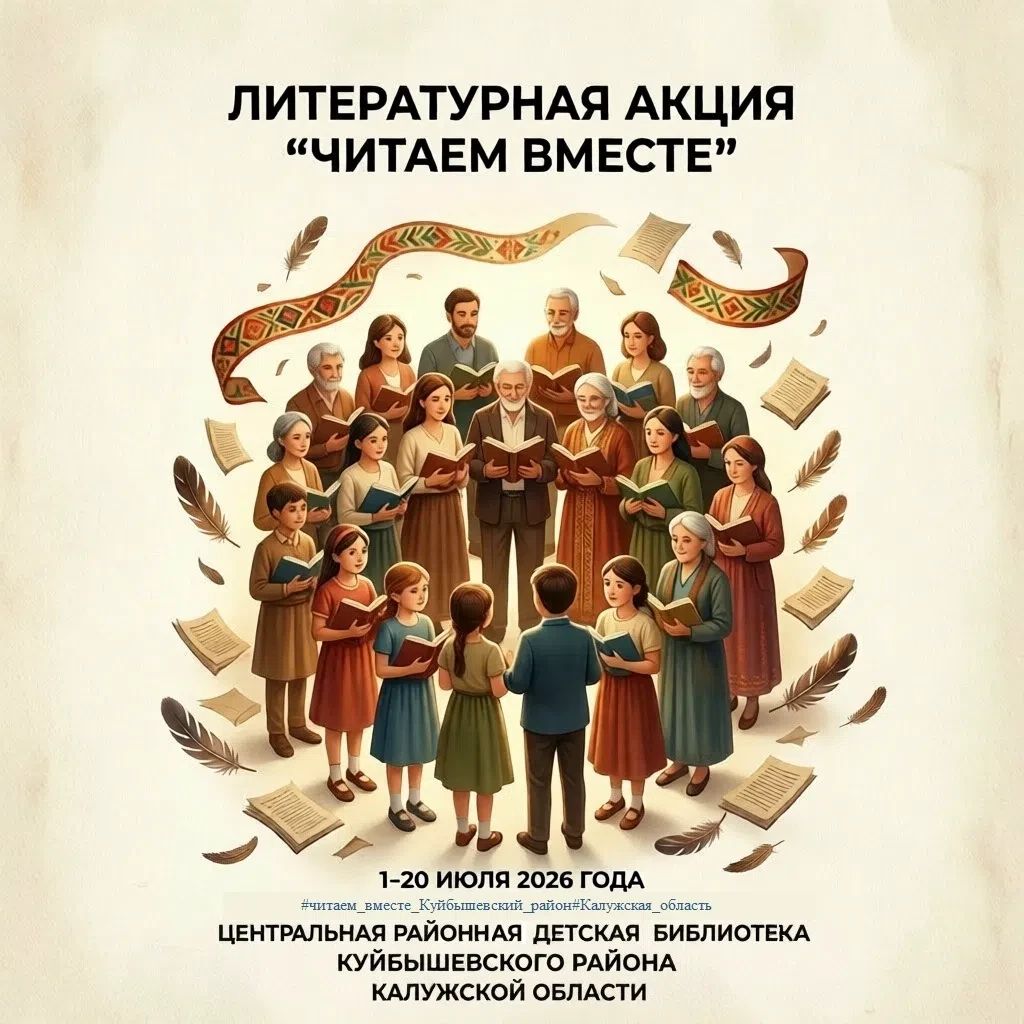 Приглашаем всех желающих принять участие в литературной акции "Читаем вместе". Более подробно с усло