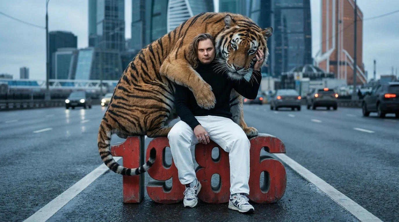 На фоне Москва-Сити 🏙️
