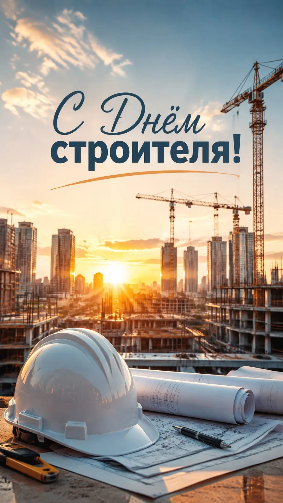 🏗 Уважаемые строители и ветераны строительной отрасли!