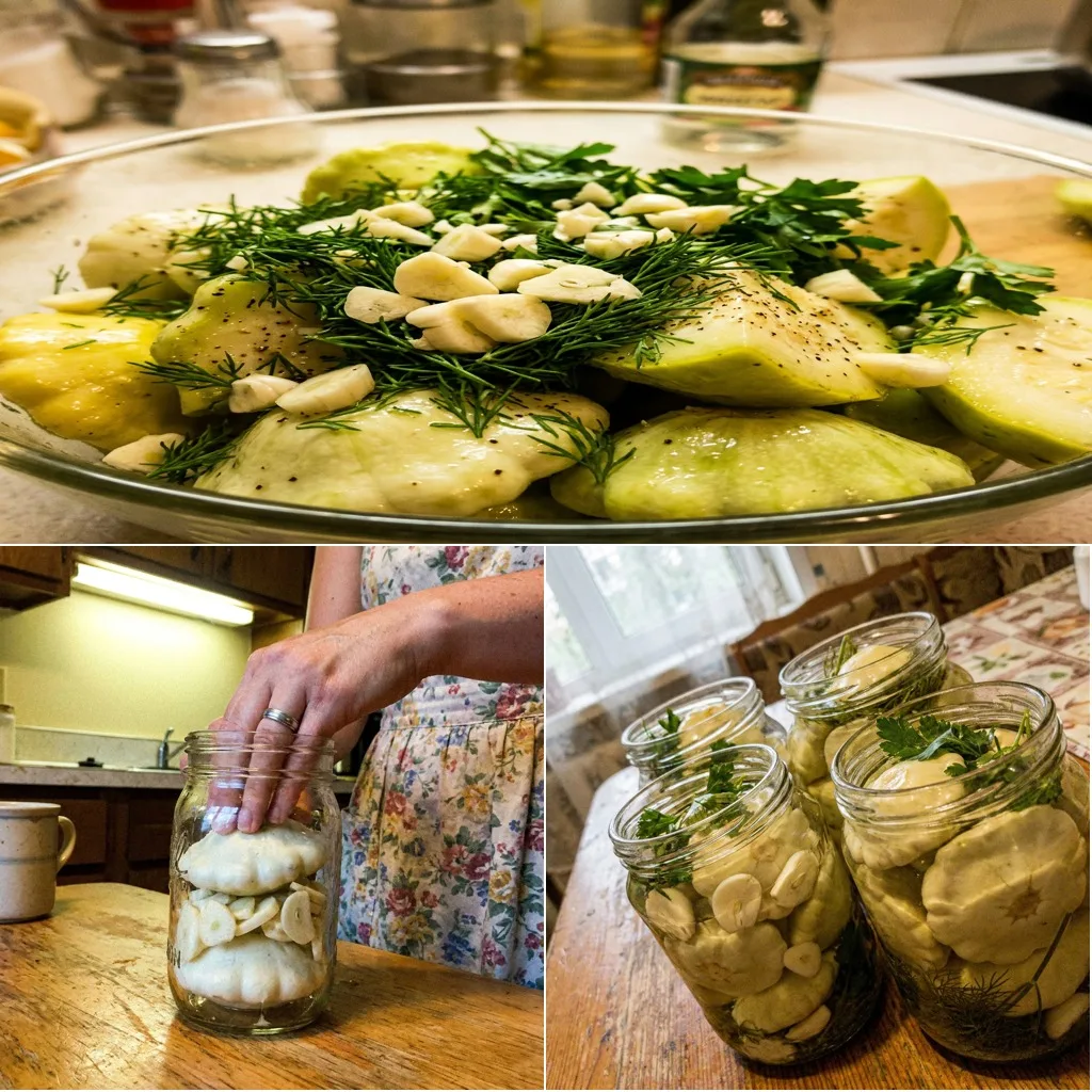 🥒 ПАТИССОНЫ С ЧЕСНОКОМ