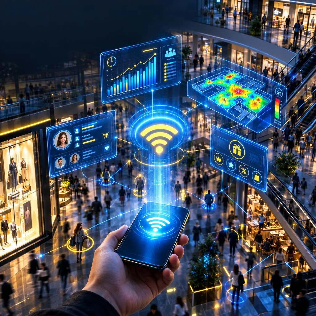 📶 Wi-Fi в ТЦ — уже не просто «подключиться», а аналитика в реальном времени