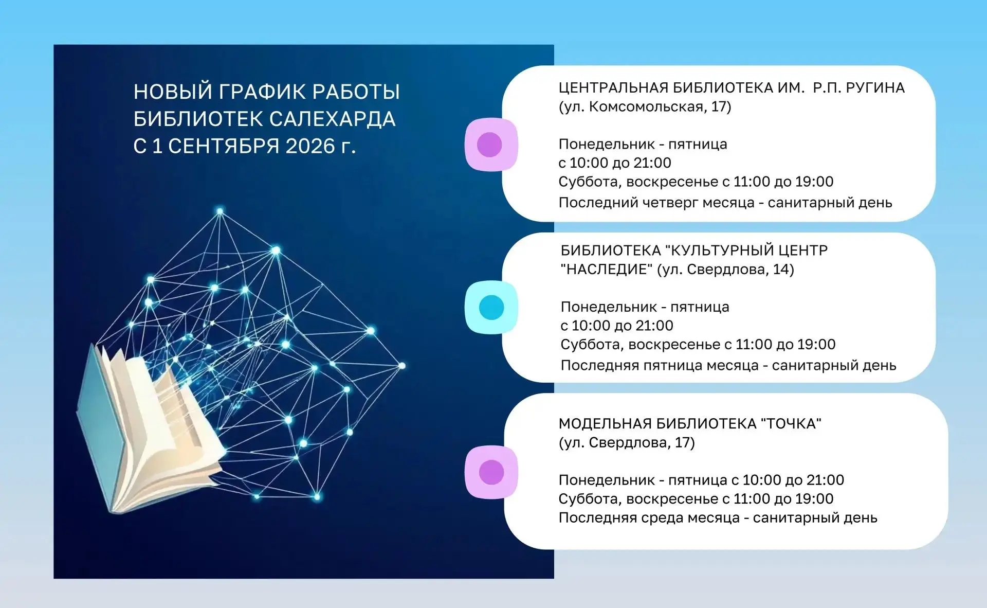 📚 Уважаемые читатели! С 1 сентября мы переходим на новый режим работы!