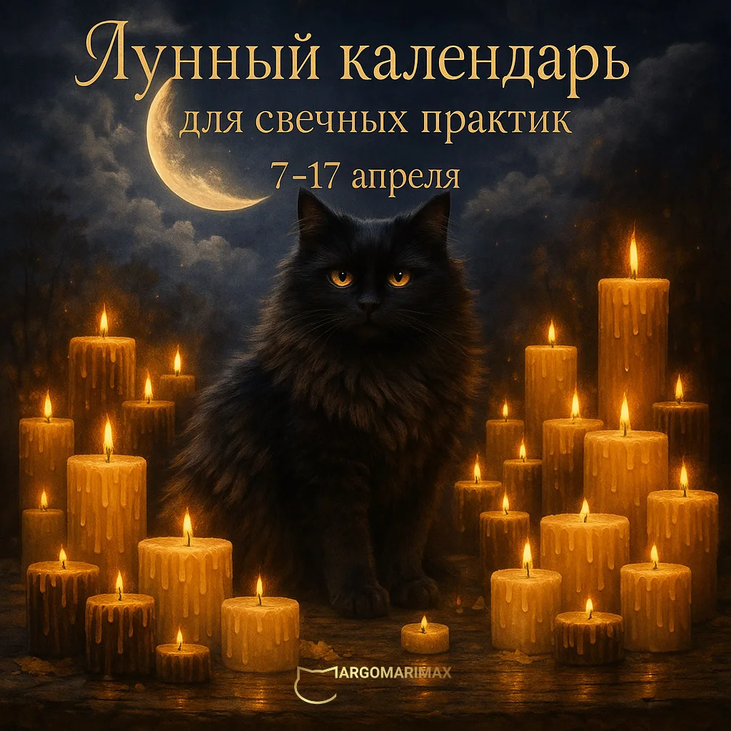 Лунный календарь для свечных практик на период 7-17 апреля