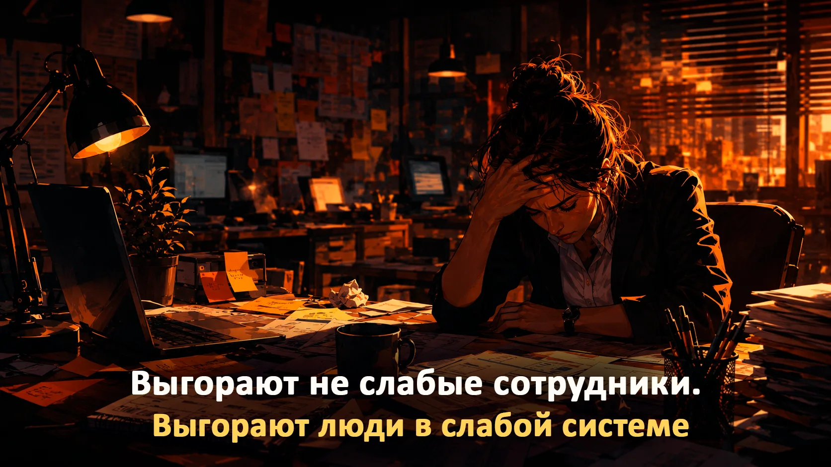 Выгорают не слабые сотрудники. Выгорают люди в слабой системе

Когда команда чаще ошибается, срывает