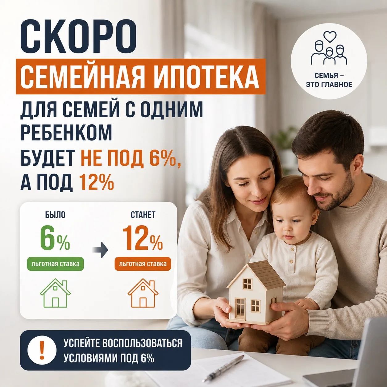 Пока одни ждут «лучшего момента», другие фиксируют ипотеку под 6% уже сейчас.