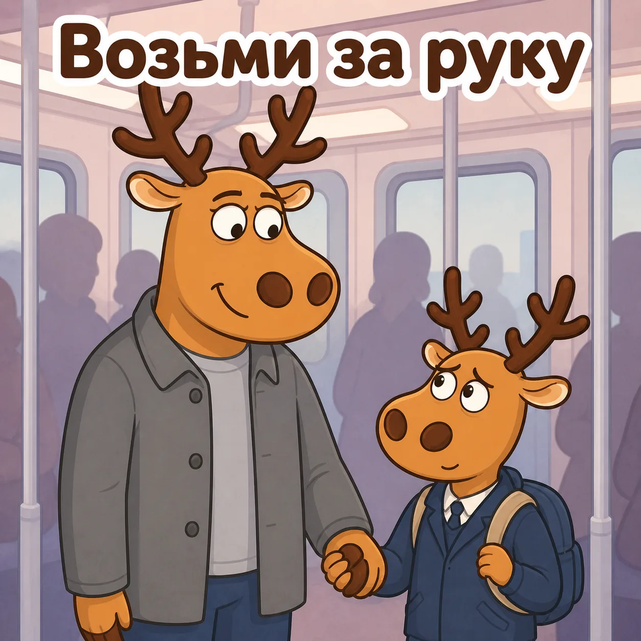 Ехал в метро. Народу тьма. И тут кто-то берёт меня за руку — поворачиваюсь, а это мальч...