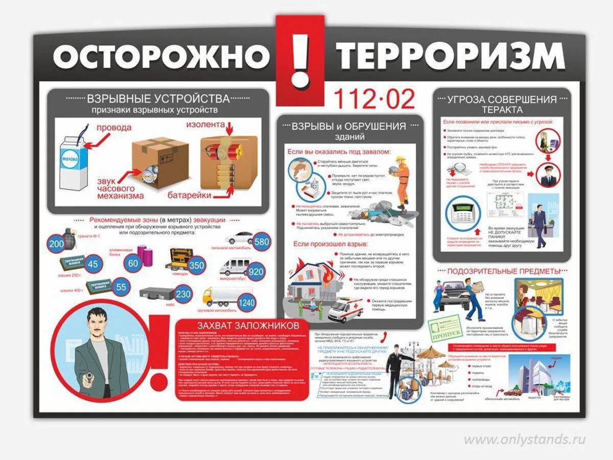 Антитеррористическая безопасность - это бдительность каждого человека!