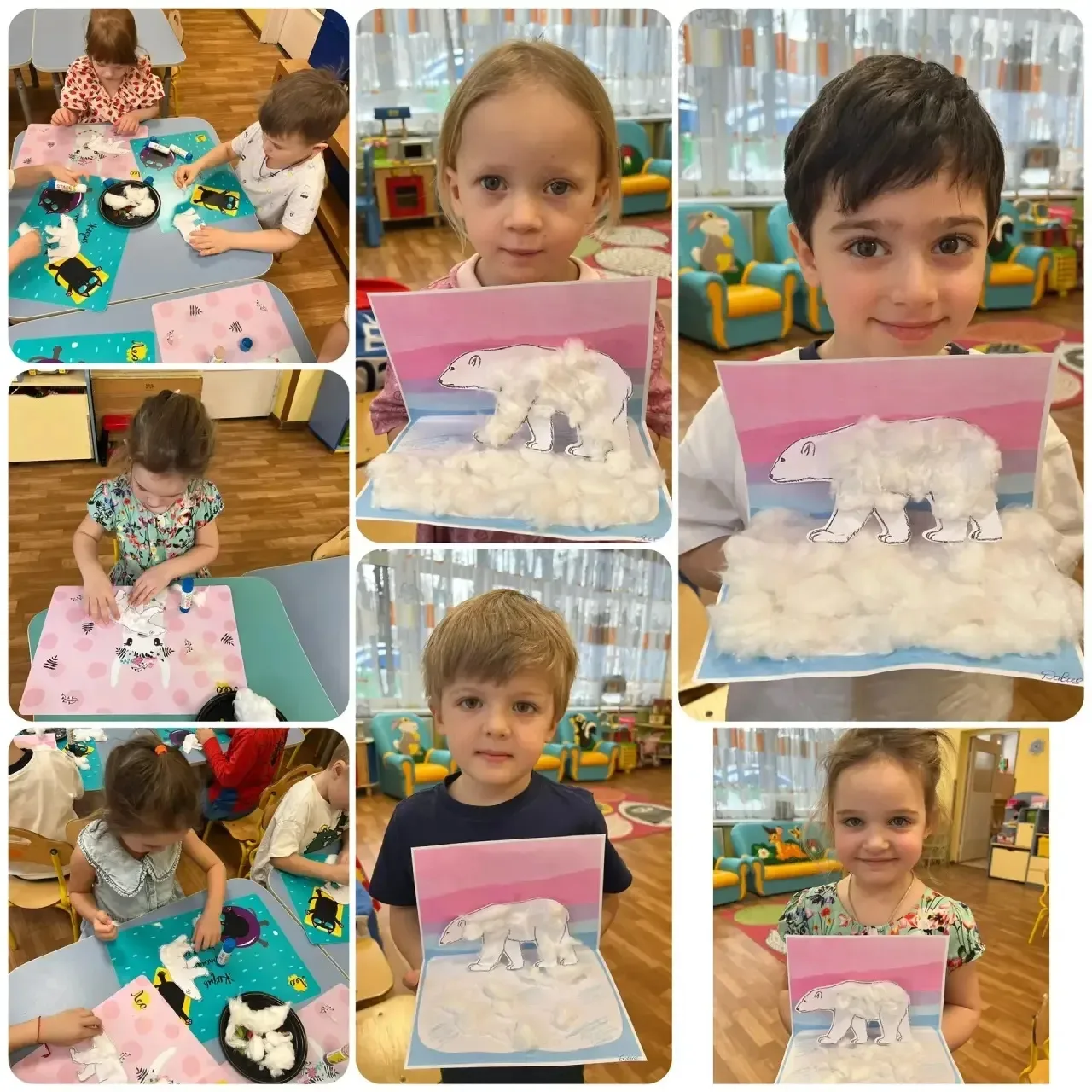🐻‍❄️ В гостях у хозяина Арктики!  Сегодня к нам в детский сад «заглянул» сам белый медведь! Ребята у