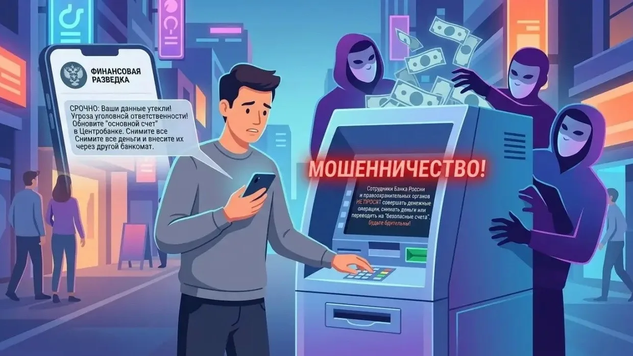 Мошенники используют новую схему обмана с «заменой счета» в Центробанке!