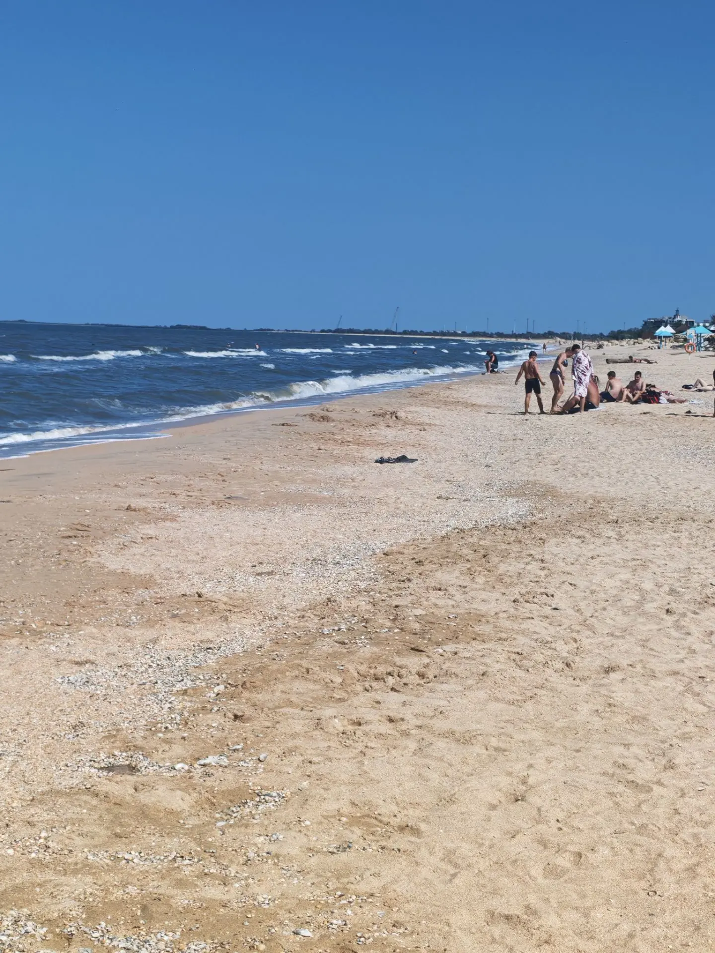 🌊 1 сентября. Пляж Лазурный.