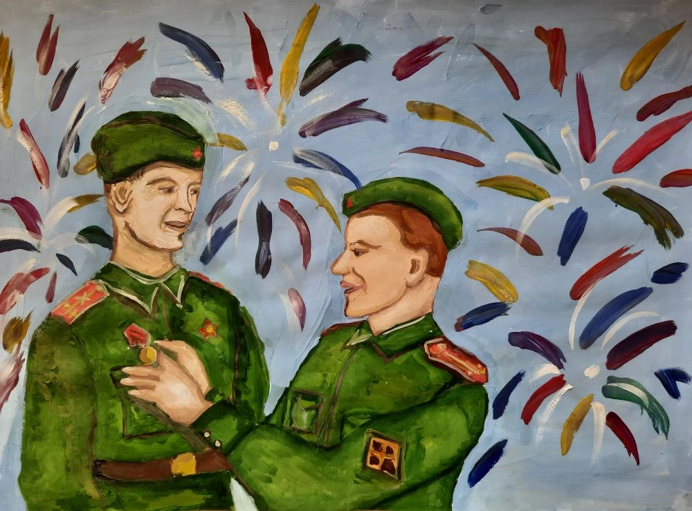 🏆🎨Гимназисты – победители регионального конкурса детского патриотического рисунка «Тот самый долго