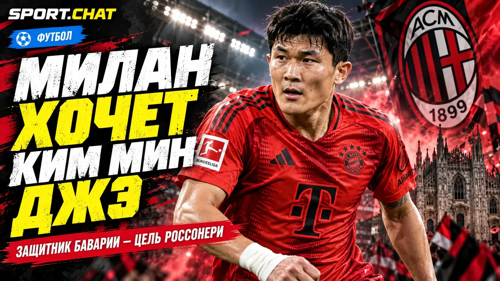 «Милан» нацелился на Ким Мин Джэ: защитник «Баварии» может сменить клуб