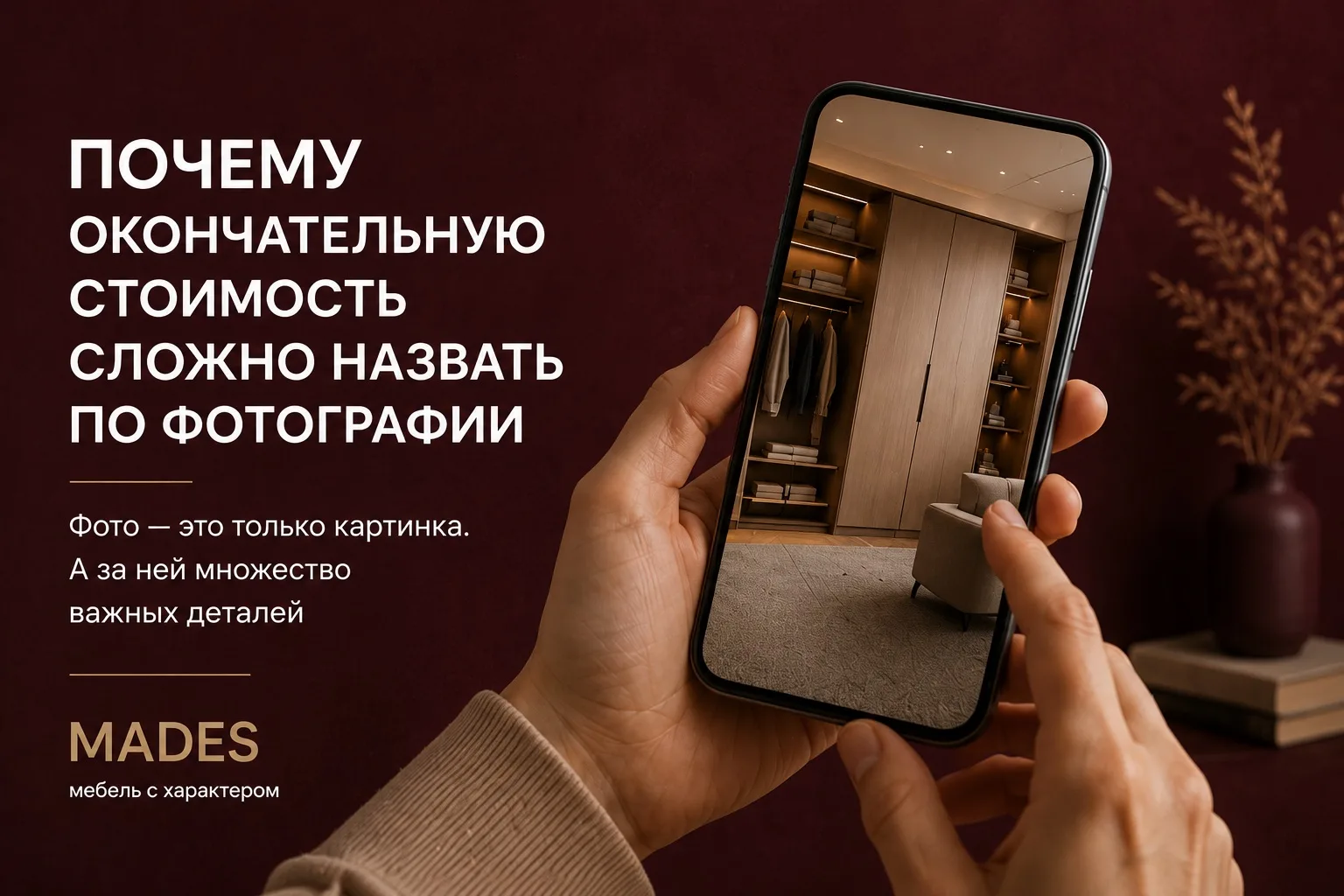 Почему нельзя назвать точную стоимость мебели только по фотографии? 👀