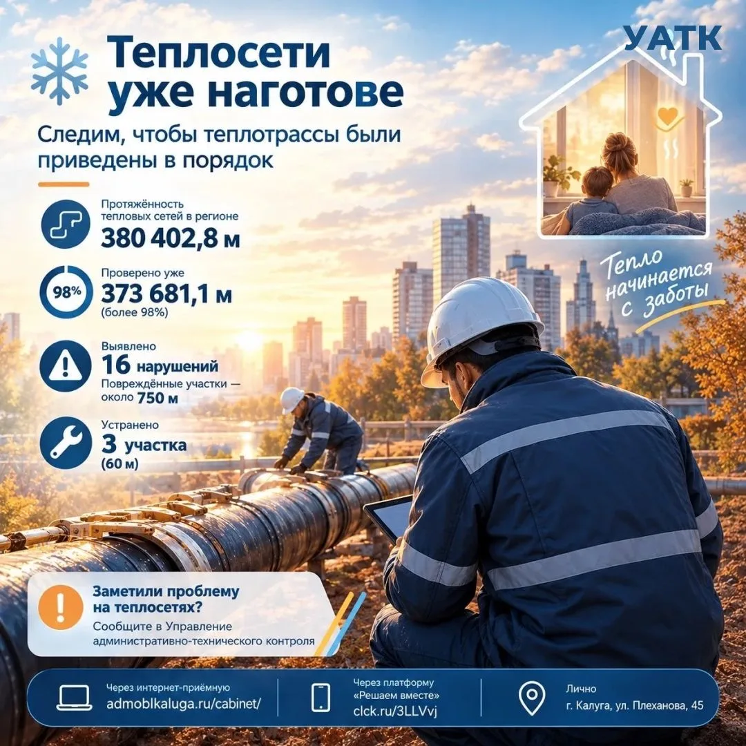 🔥 Теплосети уже наготове, хотя морозы ещё не пришли