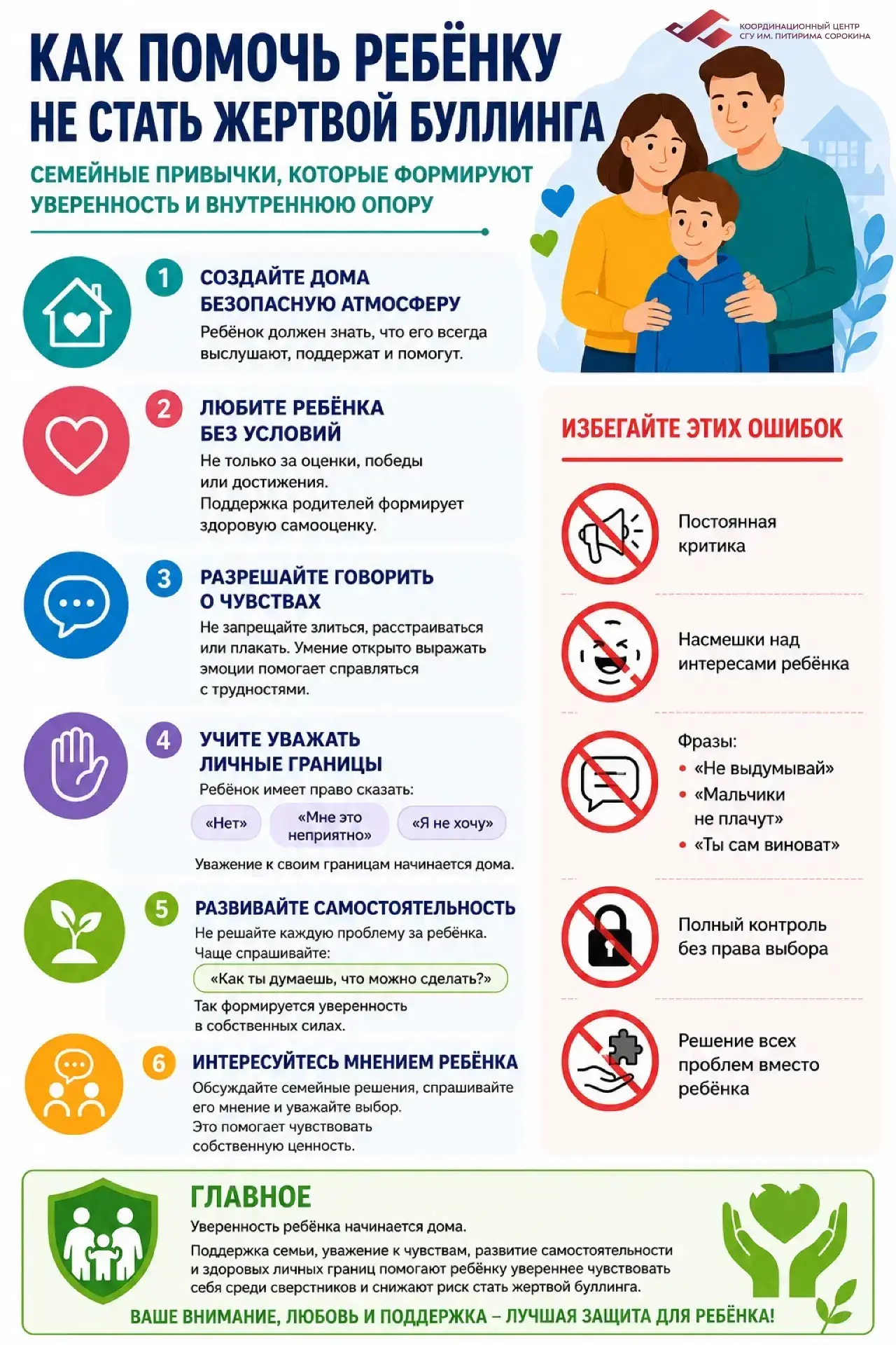 🤔Буллинг не возникает внезапно — уверенность ребёнка в себе, умение говорить о своих ч...