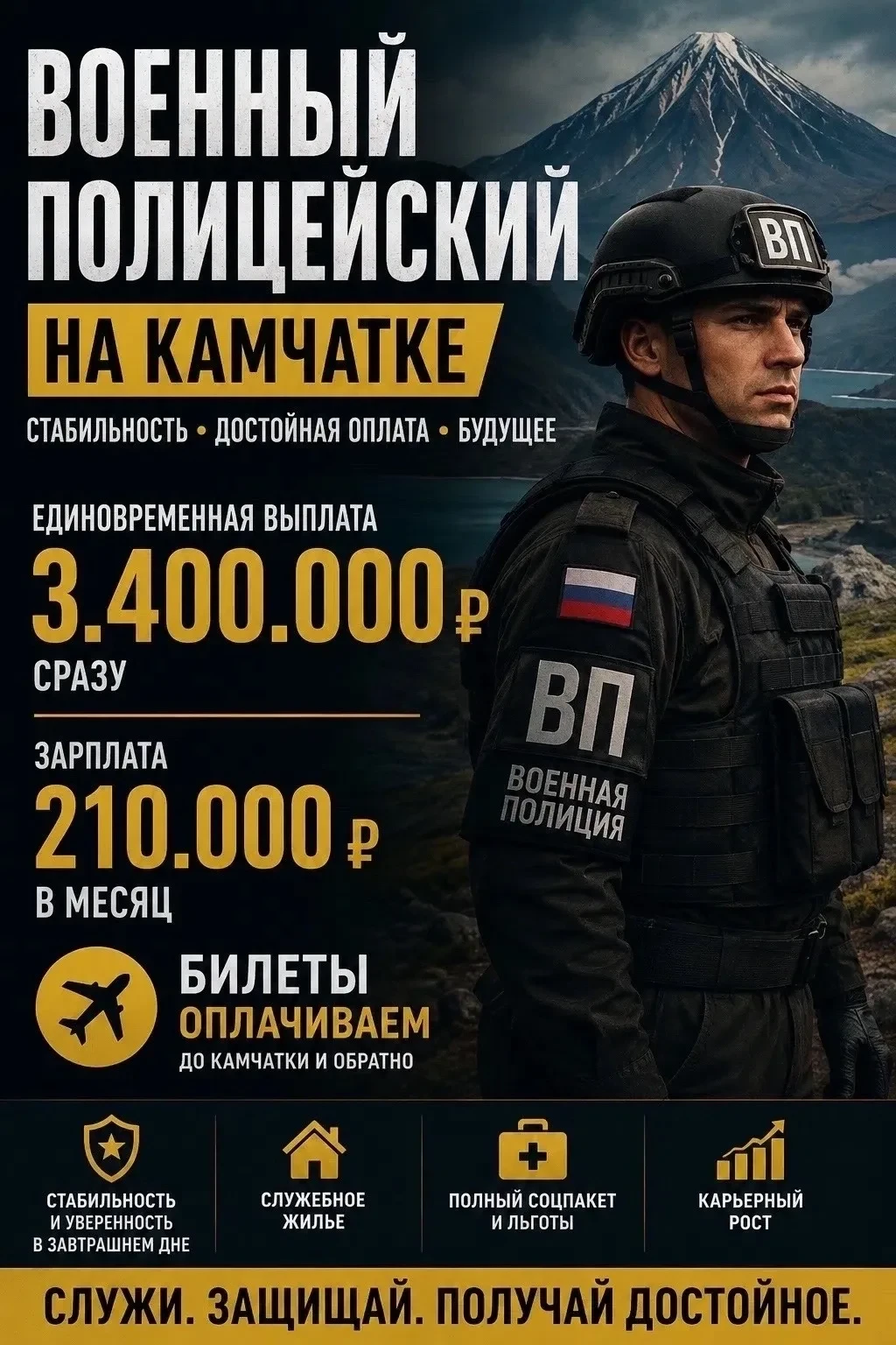 ВОЕННЫЙ ПОЛИЦЕЙСКИЙ — КАМЧАТКА
