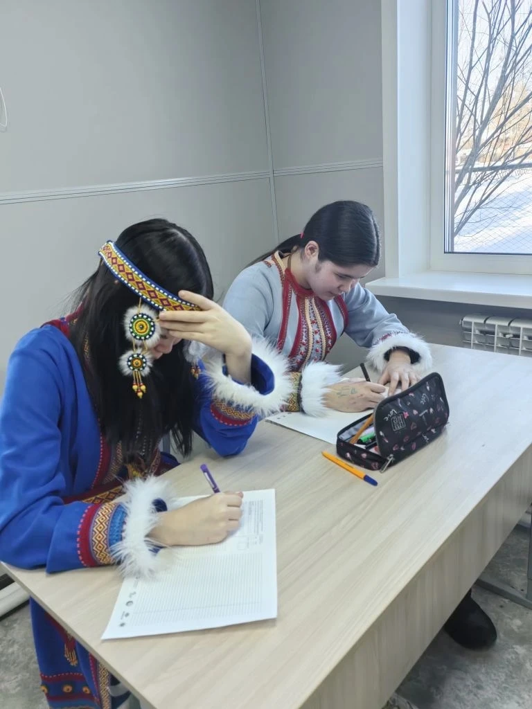 В нашей школе прошла образовательная акция"Каскадный этнографический диктант (эвенкийск...