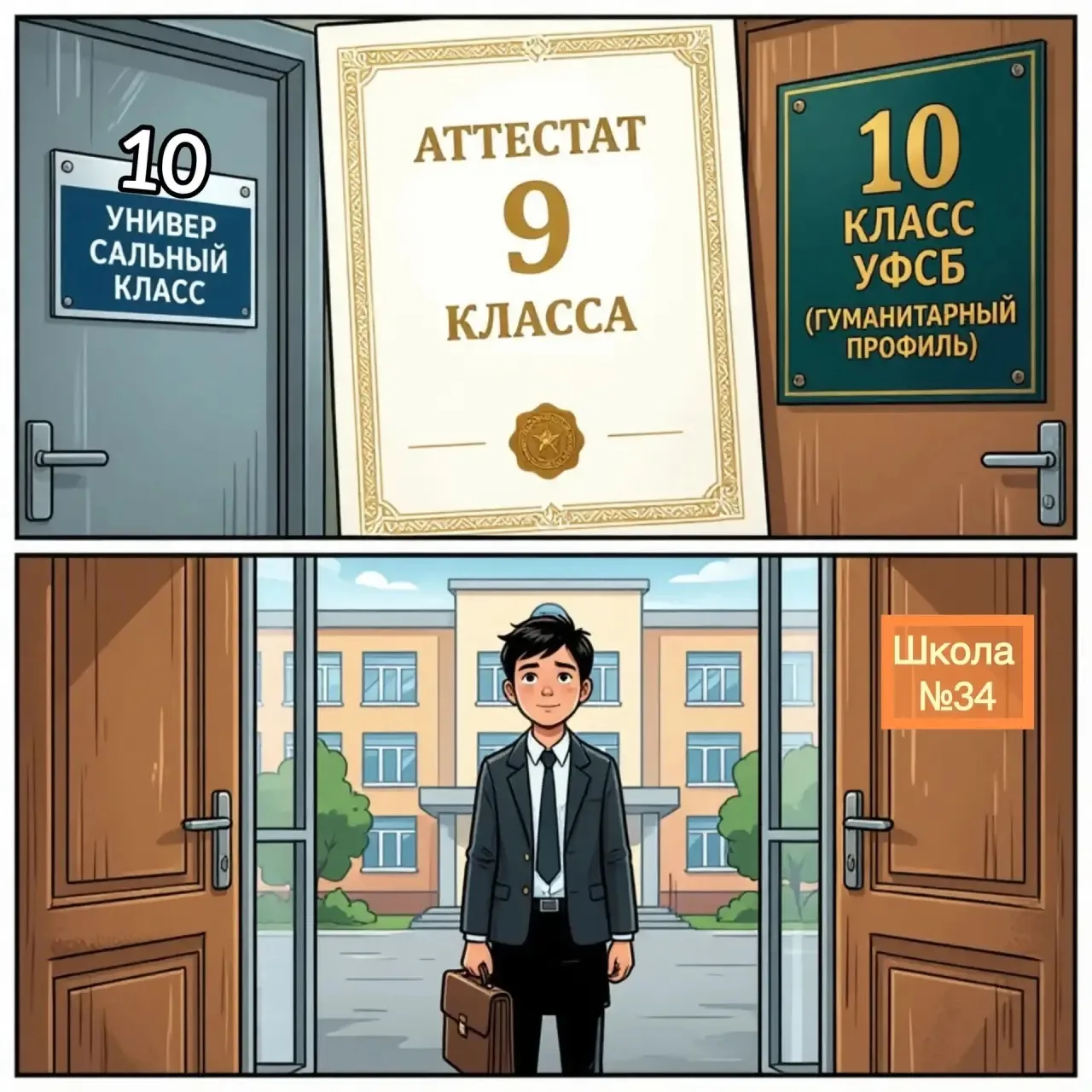 📢 ВНИМАНИЕ, БУДУЩИЕ СТАРШЕКЛАССНИКИ И ИХ РОДИТЕЛИ!
Позади 9 класс, а впереди — самый важный этап шк