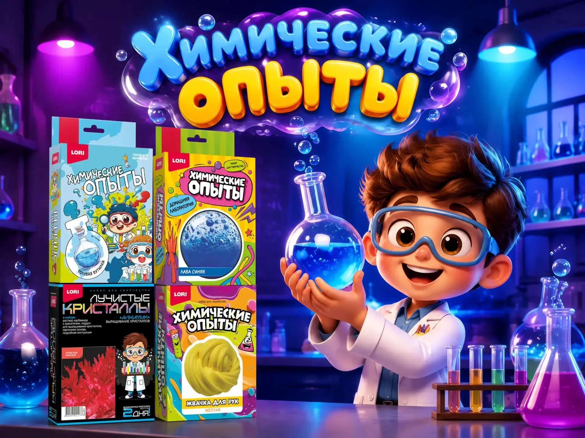 🧪Наука, которая взрывает интерес: почему химические опыты LORI — хит на все времена?