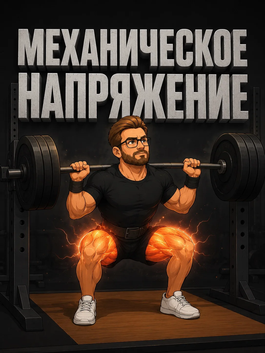 Механический стресс (механическое напряжение) 💪 — напряжение внутри мышечных волокон п...