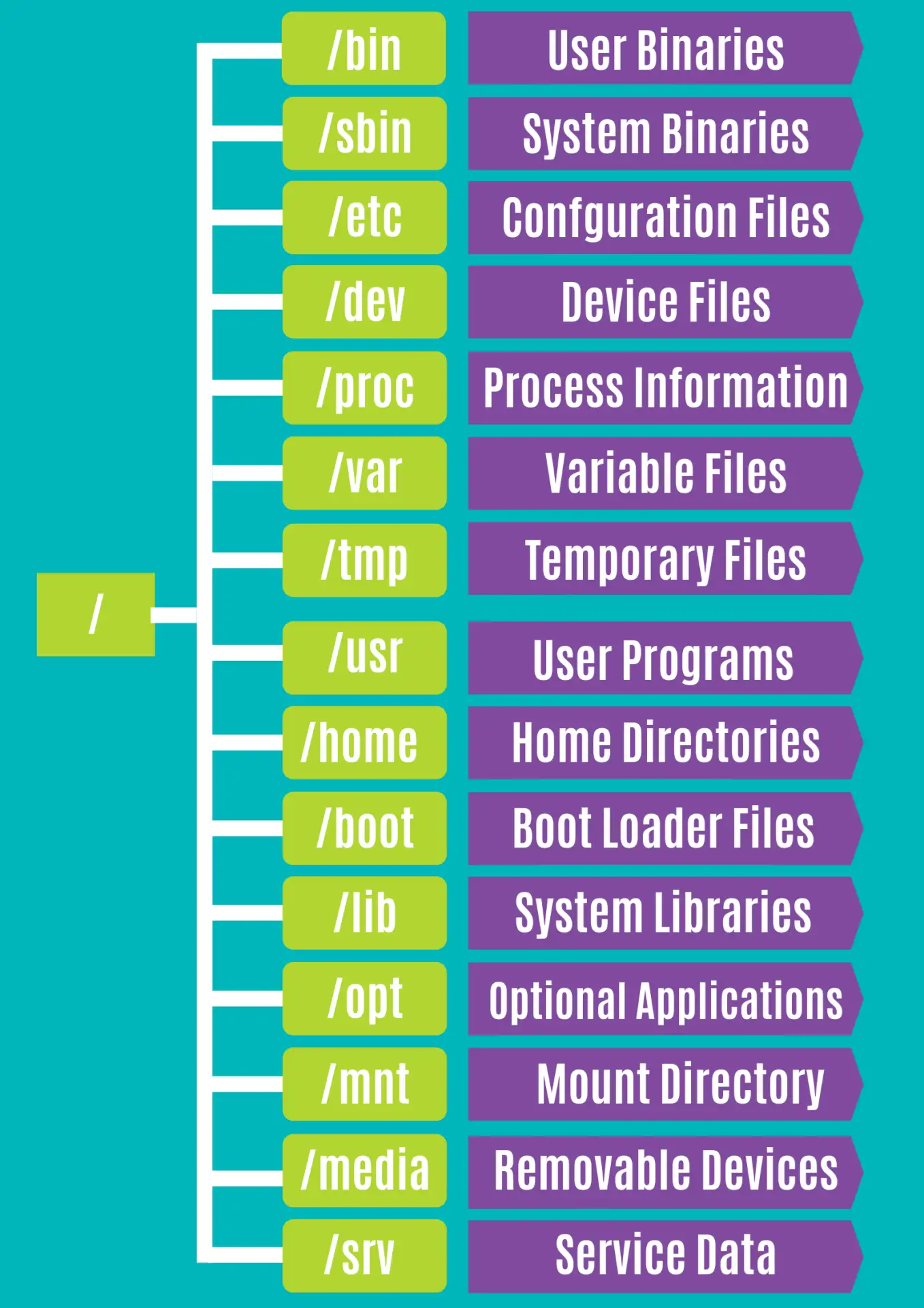 Структура файловой системы Linux