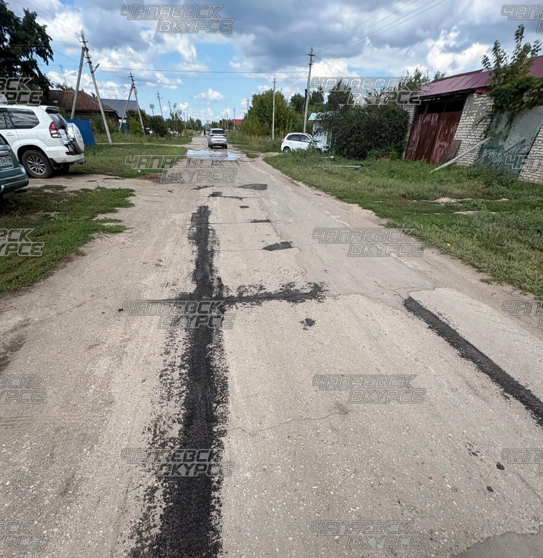 вот так вот у нас во владимеровском поселке сделали дорогу,они думают ту не люди живут или че, самое