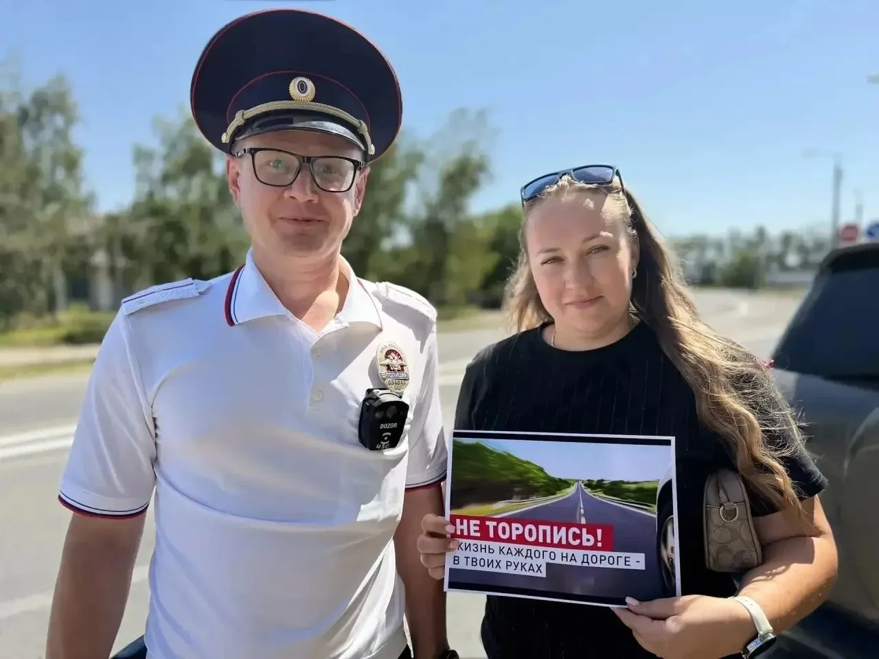 В Тимашевском районе водителям напомнили о соблюдении скоростного режима