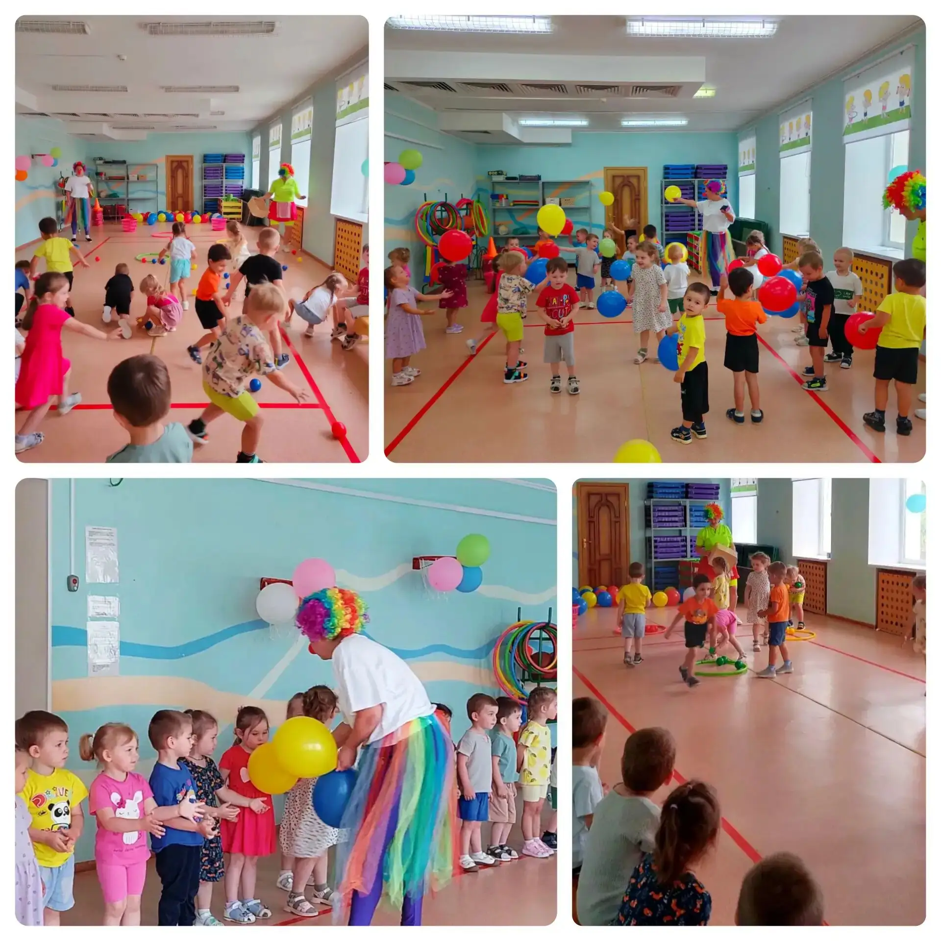 Сегодня у малышей прошло яркое и весёлое развлечение под названием 🎈🎈 «Шарики воздушные — ветерку 