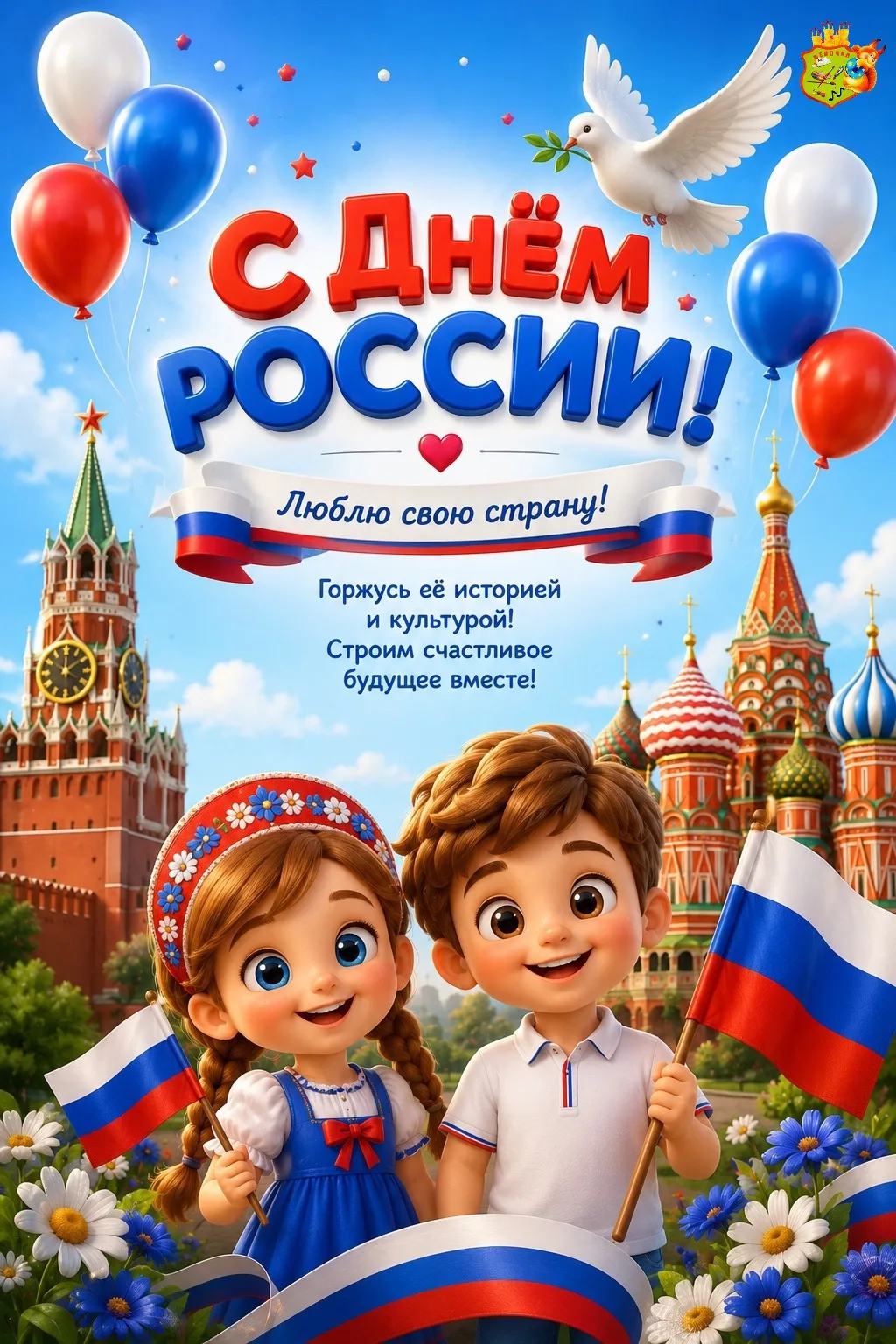 Люблю. Горжусь. Верю. 🇷🇺

С Днём России, друзья! Пусть наша общая история вдохновляет, а общее буд