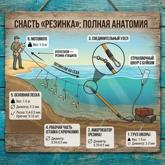 Снасть "резинка"

Рыбаки ДВ