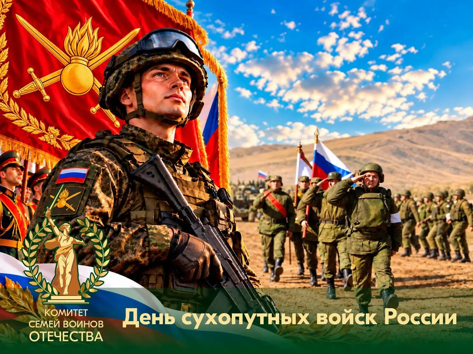 🇷🇺 Мужество, отвага и честь. С днем сухопутных войск!